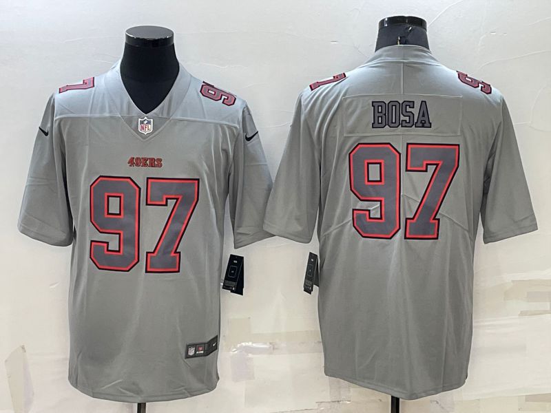 Men San Francisco 49ers #97 Bosa Grey 2022 Nike Limited Vapor Untouchable NFL Jerseys->kansas city chiefs->NFL Jersey